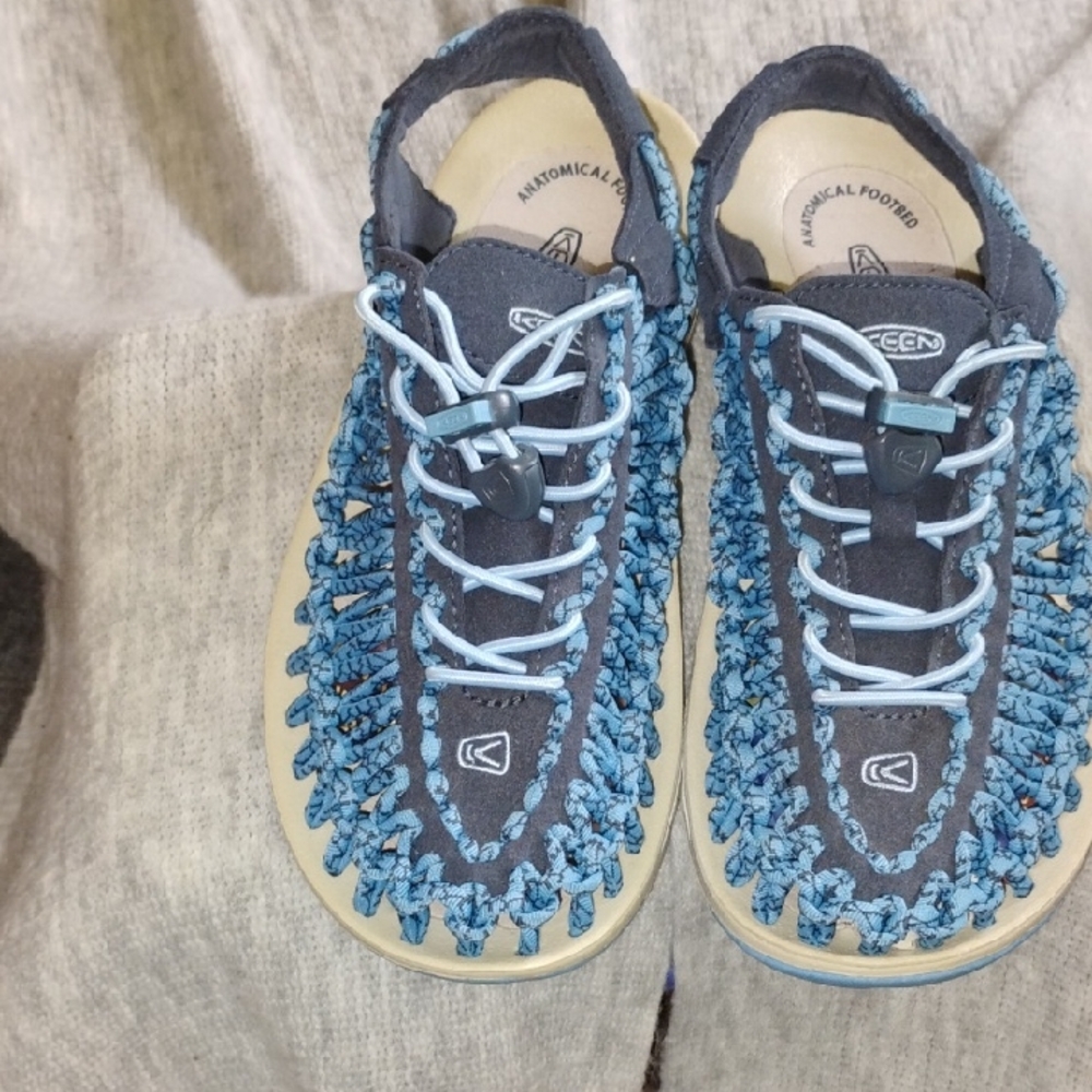 Keen Kids' Blue and Gray Sandals